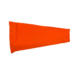 International orange FAA compliant windsock for airports, helipads, air strips and general aviation