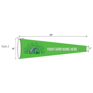 Farm and ranch heavy duty windsocks- customizable