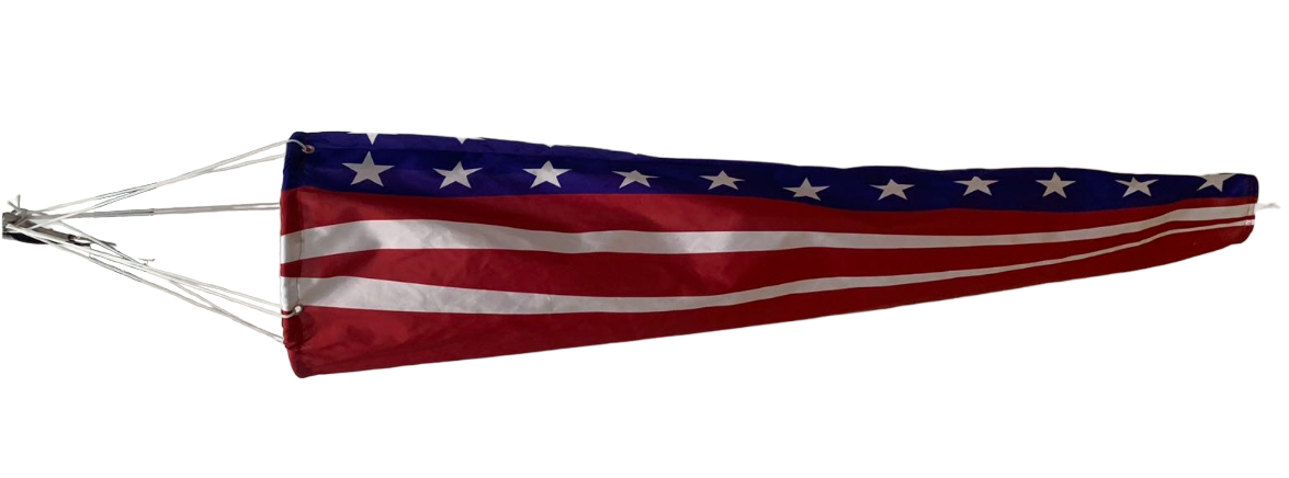 American Flag Windsock- Heavy Duty Polyester