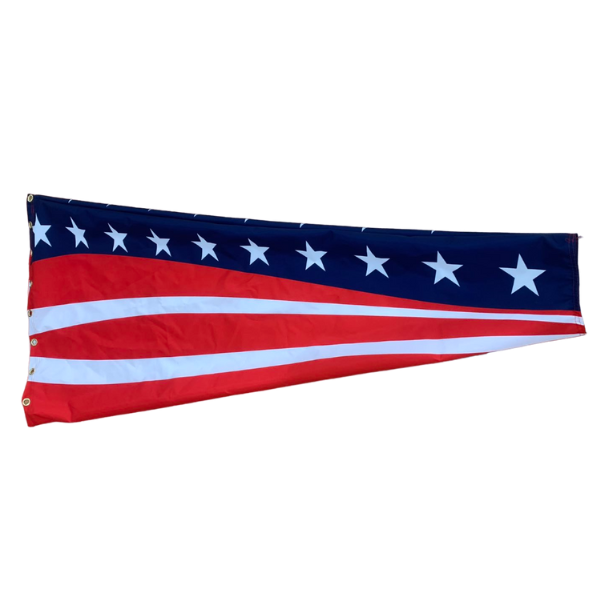 American USA Flag Windsock- Heavy Duty for Commercial Purposes