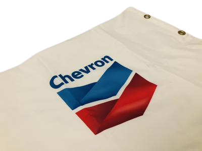 Chevron White and multi colored  Heavy Duty Windsock Made by the Custom Windsock Company