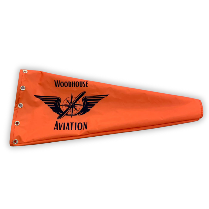 Airport custom printed windsocks for airstrip, airport, hangars