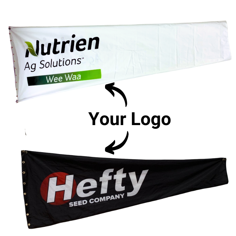 Custom printed agricultural windsocks for Australia  