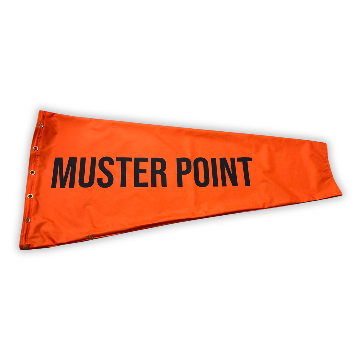 Orange muster point windsock