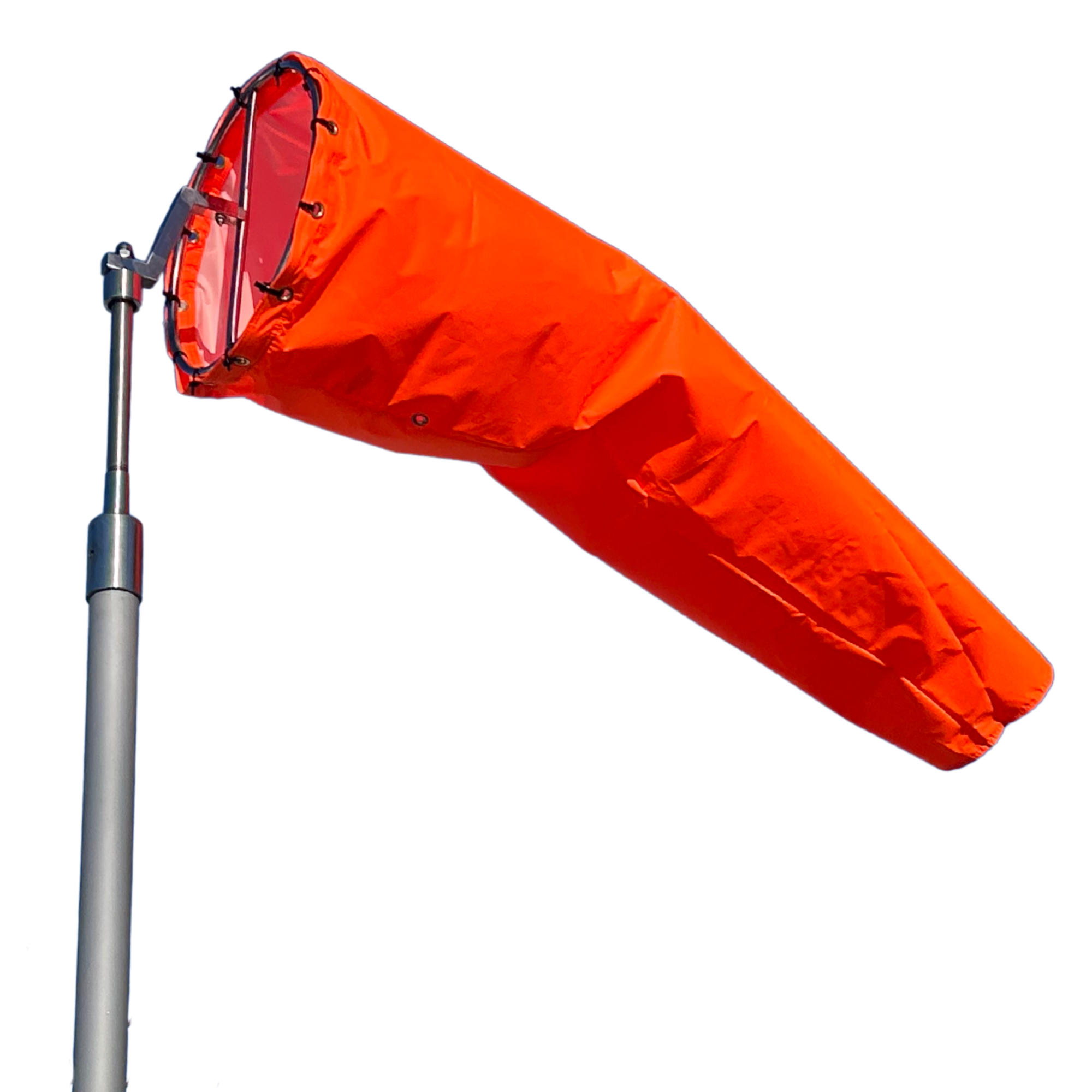 Orange Airport Windsock | Heavy Duty | FAA Compliant | UV Fade