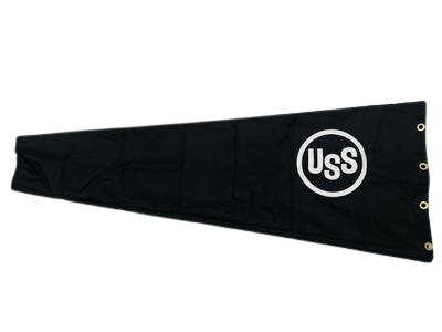 USS Black Windsock Heavy Duty Made by the Custom Windsock Company