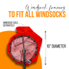 stainless steel windsock from for aviation and industrial use. heavy duty dual ball bearing windsock frame with 3/4 NPT threading. Fits 10" diameter windsocks