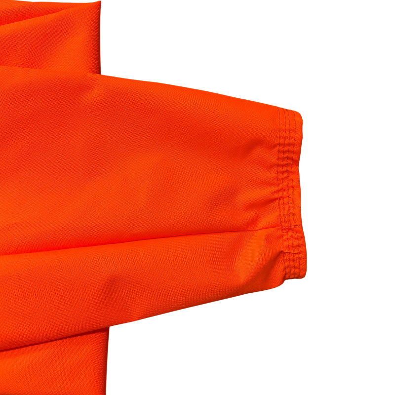 heavy duty hanging windsock showing 4 lines of extra strength sewing on windsock tail