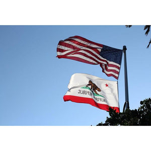 State of California Flag lightweight knitted polyester 