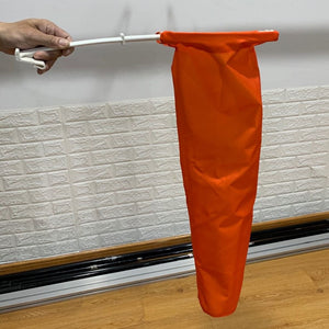 Custom Printed Car Windsock in Safety Orange with Hardware included