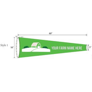 Farm and ranch heavy duty windsocks- customizable 