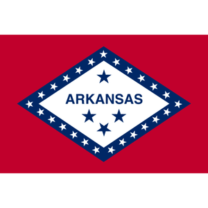 Flag of the State of Arkansas lightweight knitted polyester - The Custom Windsock Co.
