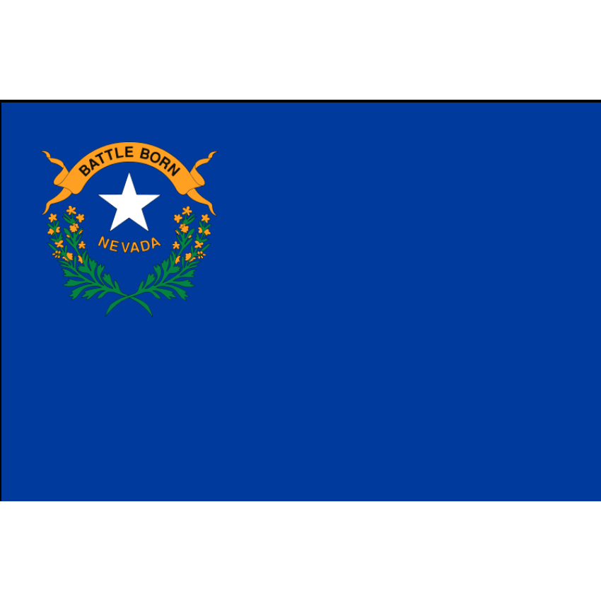 State Flag of Nevada - lightweight knitted polyester  - The Custom Windsock Company