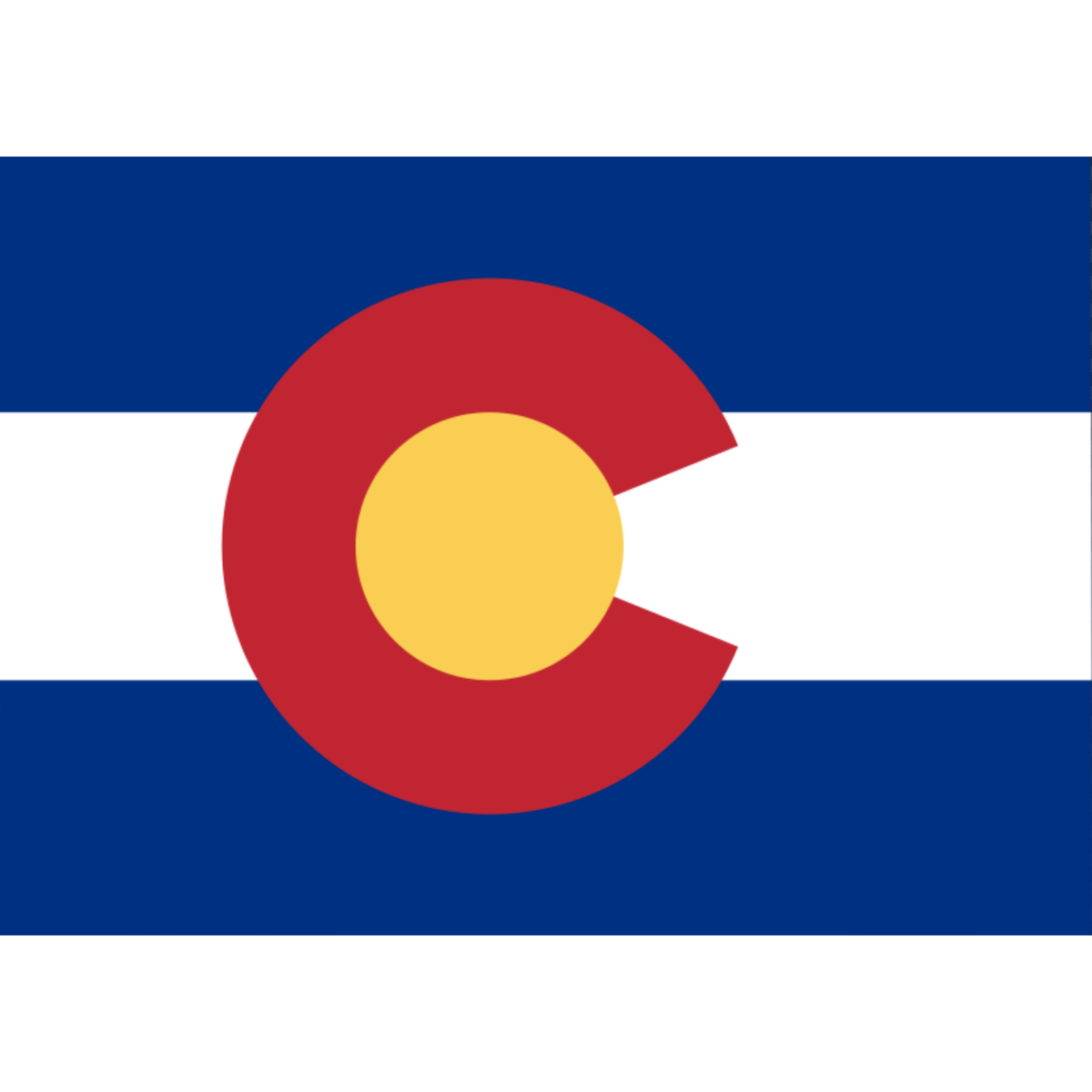 Flag of Colorado State made by the Custom Windsock Co.