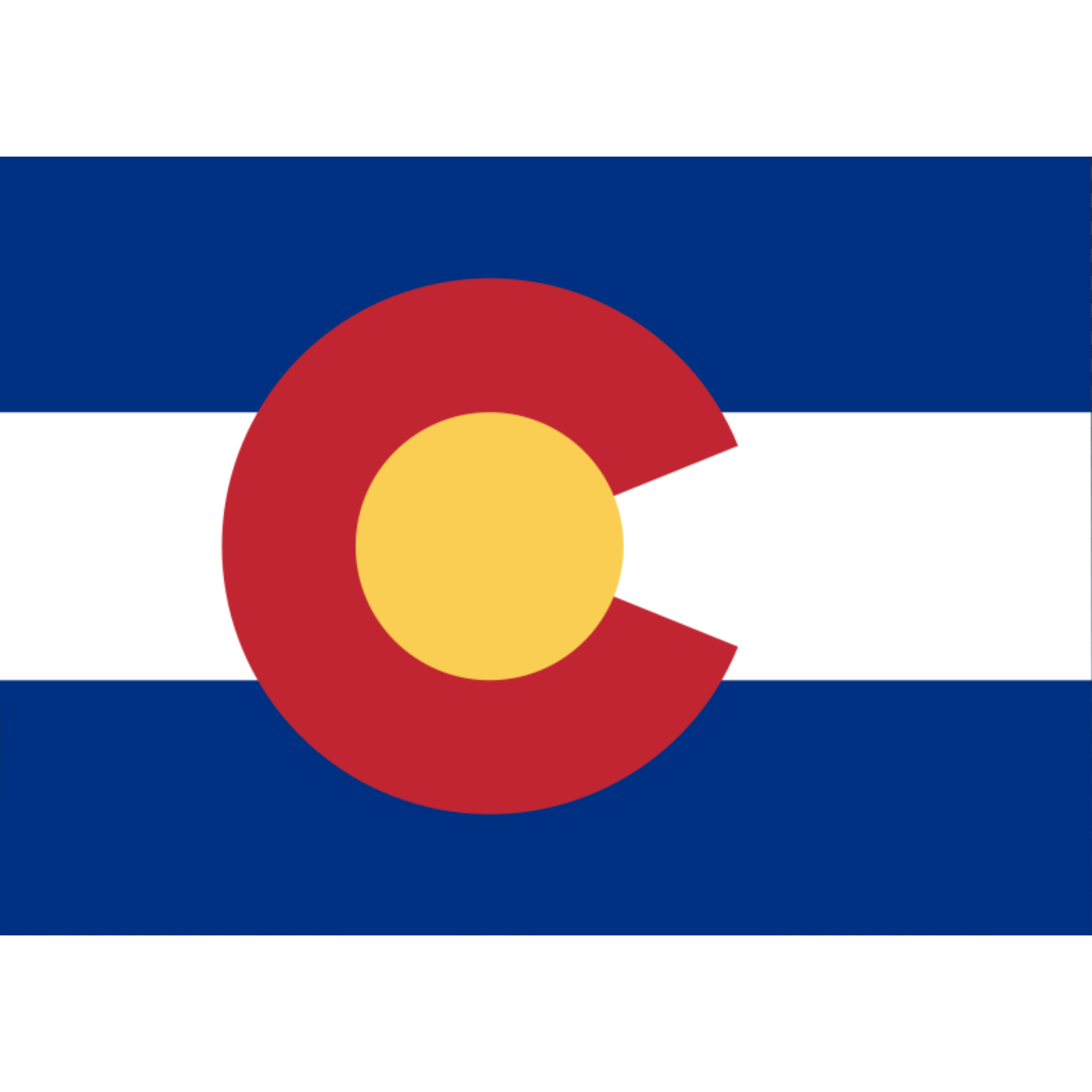 Flag of Colorado State made by the Custom Windsock Co.