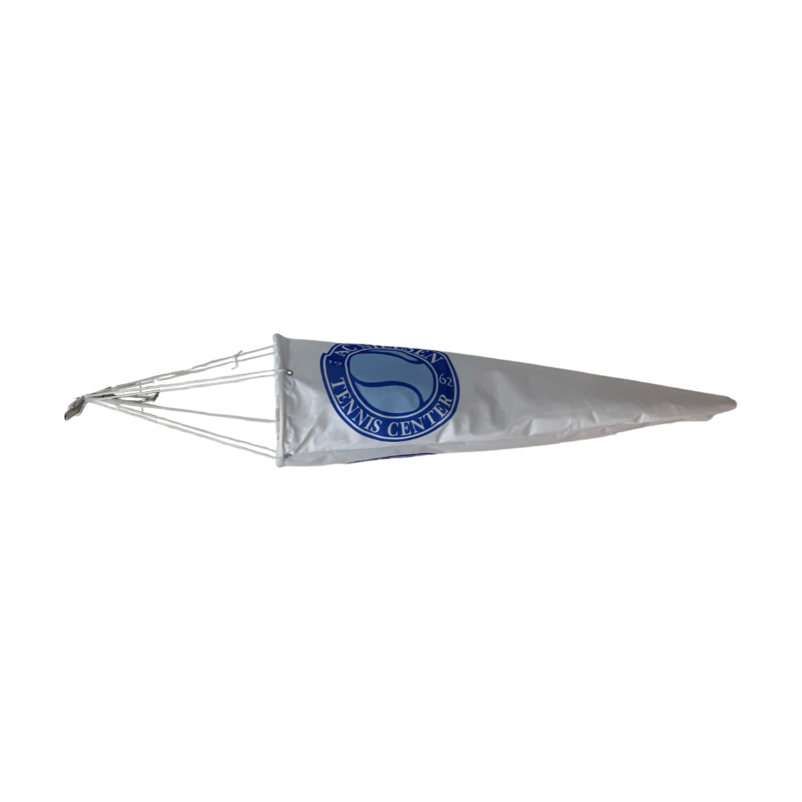 Lightweight custom printed tennis court windsocks. Print your court, club or sponsor&#39;s logo in full color