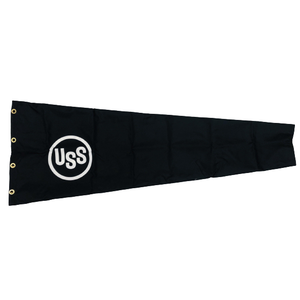 Custom printed construction windsock for site branding and to show wind direction and speed. Full color custom printed heavy duty construction windsock
