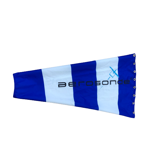 Custom printed variegated aviation windsock. Fire and water resistant. 