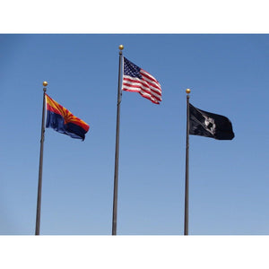Flag of the State of Arizona printed on lightweight knitted polyester - The Custom Windsock Co.